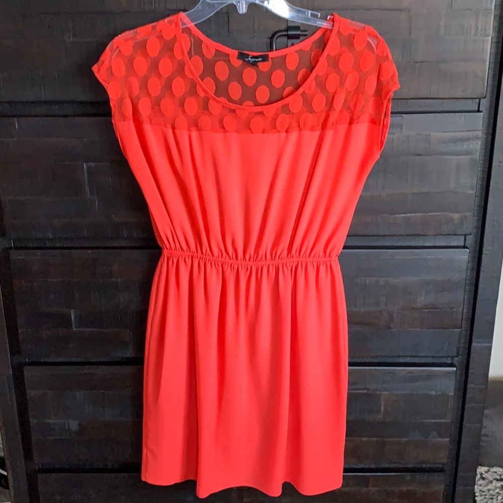 Orange dress